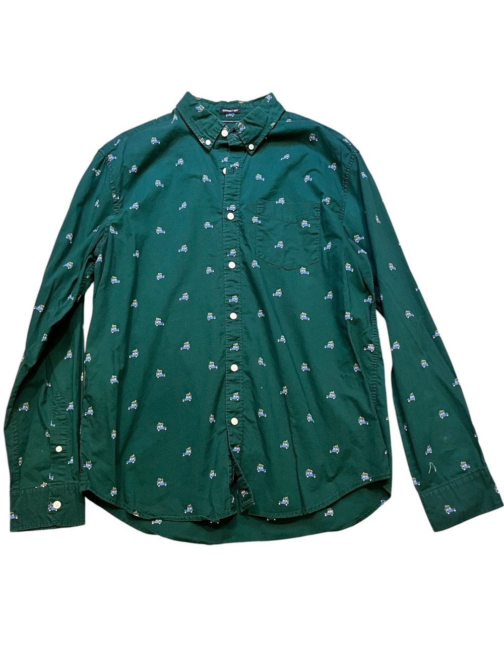 American Eagle Men’s Holiday Button Down Shirt